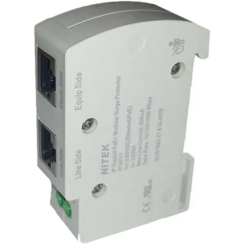 Nitek IPGPU1 DIN Rail Mounted Network Surge Protector