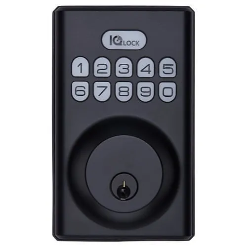 IQ IQDLK-PGK-MB PowerG Door Lock, Matte Black
