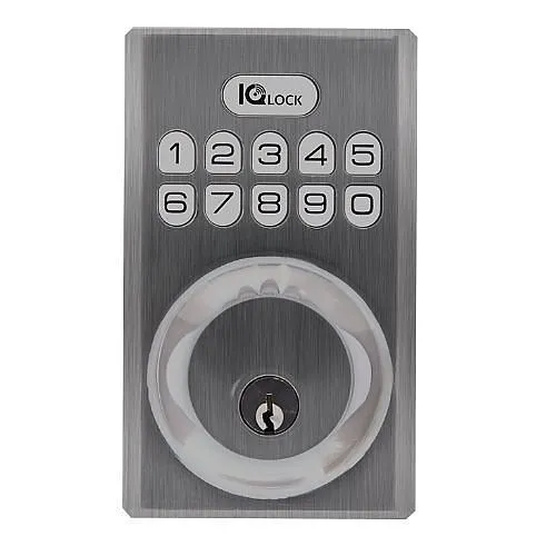 IQ IQDLK-PGK-SN PowerG Door Lock, Satin Nickel