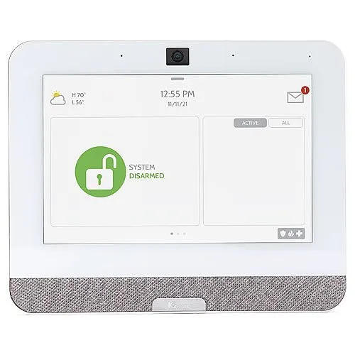 IQ IQP4002 Verizon IQ Panel PowerG 433MHz, 7" All-in-One Touchscreen, White
