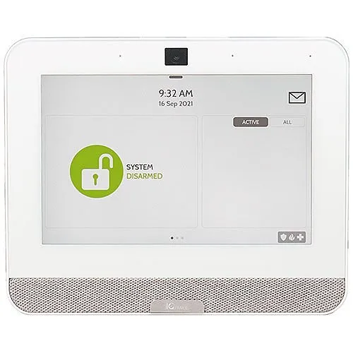 IQ IQP4006BK 2-Piece AT&T 345MHz IQ Control Panel with Base, Q9-IQP4006BL and Q9-IQP4BABLK