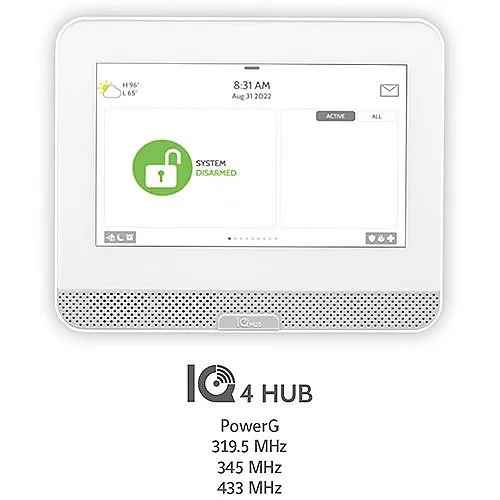 IQ IQPH056 AT&T IQ4 Hub 345 MHz, Whole Home Hub with 7" Touchscreen