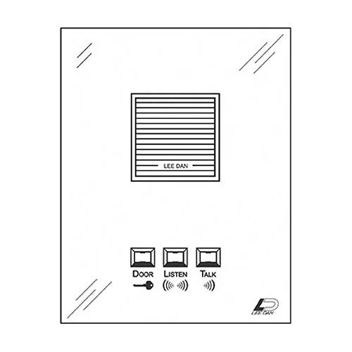 LEE DAN IR-081C 4-Wire Oversized Apartment Intercom Station