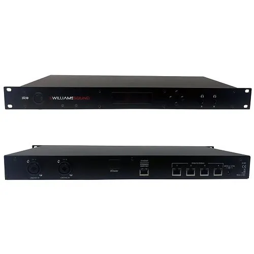 Williams AV IR M1 IR+ Control Center, Wi-Fi and Infrared, Single Rack Unit, Black