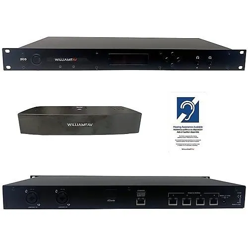Williams AV IR ME1 IR+ Combo, Single Rack Unit, Black