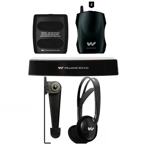 Williams AV IR SY2 Small-Area Infrared System for with (2) Receivers and Charger