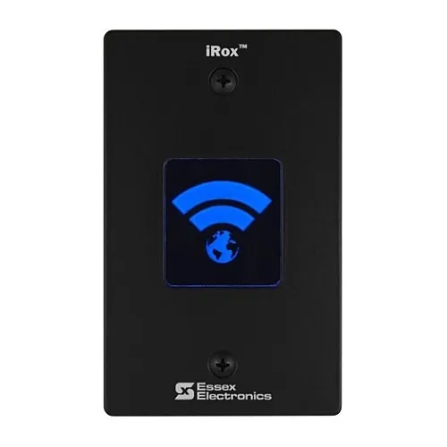 Essex IRX-2B iRox Single Gang High Frequency iCLASS SE Reader, Black Faceplate