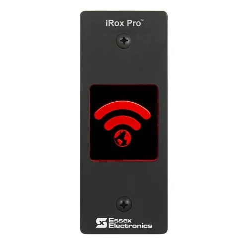 Essex IRXO-1B iRox Narrow High Frequency Reader with iCLASS SE, Wiegand/OSDP, Black Faceplate