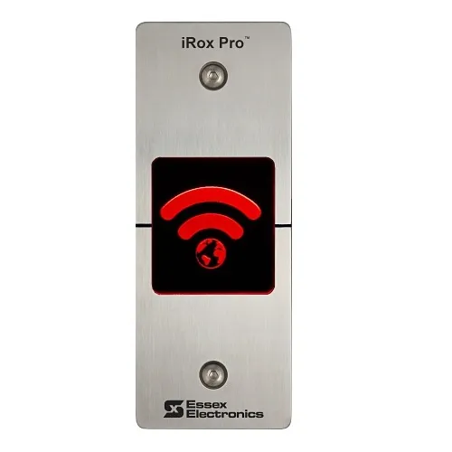 Essex IRXO-1S iRox Narrow High Frequency Reader with iCLASS SE, Wiegand/OSDP, Stainless Faceplate