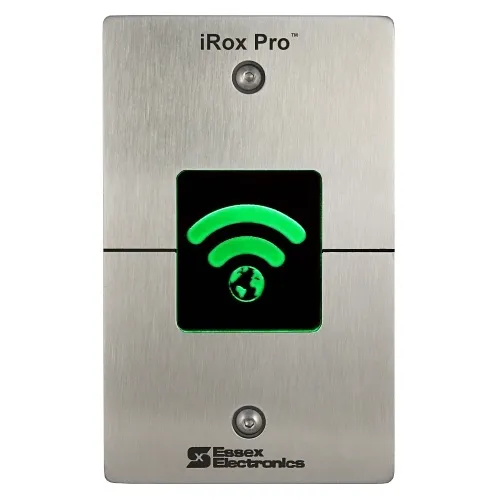 Essex IRXO-2S iRox Single Gang High Frequency Reader with iCLASS SE, Wiegand/OSDP, Stainless Faceplate