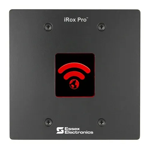 Essex IRXO-3B iRox Double Gang High Frequency Reader with iCLASS SE, Wiegand/OSDP, Black Faceplate