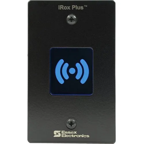 Essex IRXP-2B iRox Plus Single Gang Dual Frequency MultiCLASS SE Reader, Black Faceplate