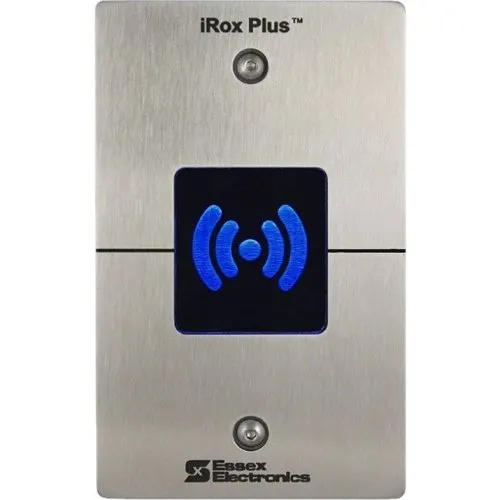 Essex IRXP-2S iRox Plus Single Gang Dual Frequency MultiCLASS SE Reader, Stainless Faceplate