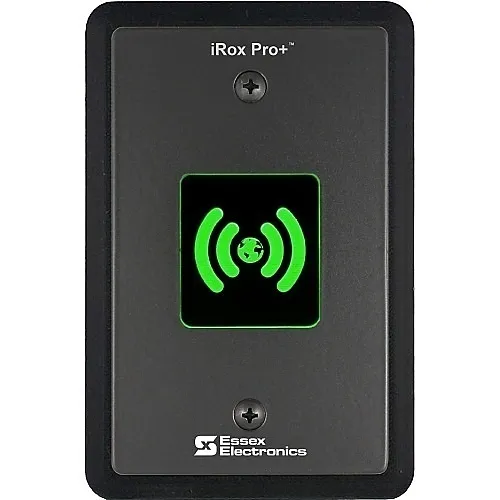 Essex IRXPO-2B-LRB Single Gang OSDP-Wiegand Wall Reader with MultiCLASS SE, Black Faceplate