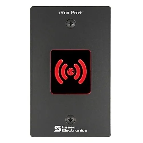 Essex IRXPO-2B iRox Plus Single Gang Dual Frequency Reader with MultiCLASS SE, Wiegand/OSDP, Black Faceplate