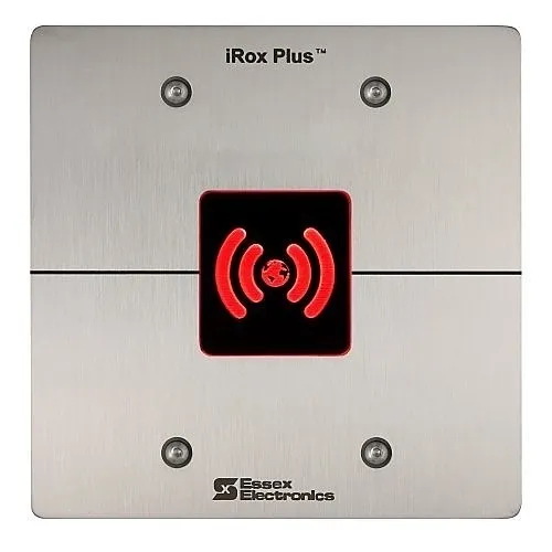 Essex IRXPO-3S iRox Plus Double Gang Dual Frequency Reader with MultiCLASS SE, Wiegand/OSDP, Stainless Faceplate