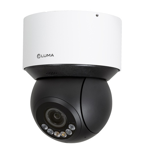 Luma LUM-420-IP-PTZ-4W Surveillance 420 Series X20 4MP IP PTZ Camera, 2.8-12mm Varifocal Lens, 4x Optical Zoom, Active Deterrence, White