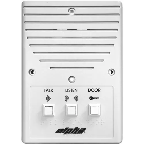 Alpha IS204A 4-Wire Surface / Flush Station, Plastic, White