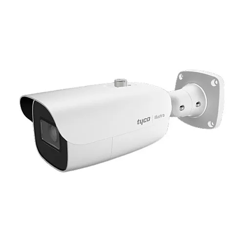 American Dynamics ISV-B05M023S-N Standard V Series 5MP Motorized Bullet Camera,  2.8-12mm Varifocal Lens, 70m IR, Micro SD, IP67/IK10, White