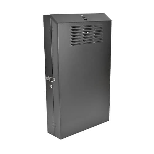 Eaton Tripp Lite SRWF4U36 SmartRack 4U Low-Profile Vertical-Mount Server-Depth Wall-Mount Rack Enclosure Cabinet