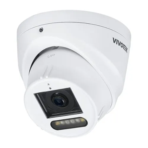 VIVOTEK IT9383-HVW 5MP Outdoor Turret Dome AI Camera, 2.8mm Fixed Lens