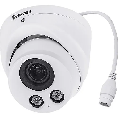 VIVOTEK IT9388-HT C-Series 5MP Outdoor Dome IP Camera, 2.8-12mm Fixed Lens, IR, White