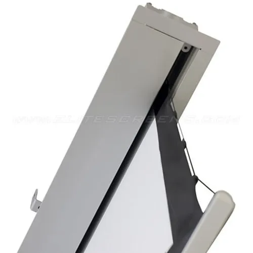 Elite Screens Evanesce Tab-Tension 120" Diagonal CineWhite In-Ceiling Electric Motorized Front Projection Screen with 8" Top Drop