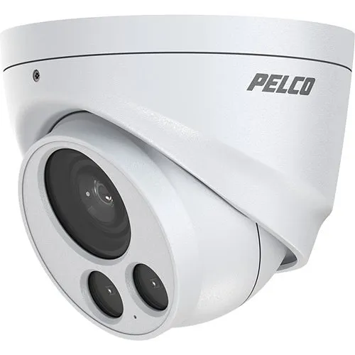 Pelco ITV529-1ERS Sarix Value Series 5MP IR Environmental Turret Camera, 3-9mm Lens, White