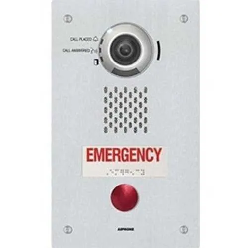 Aiphone IX-DVF-RA IP Video Emergency Station, SIP Compatible, ADA Compliant, Call Button