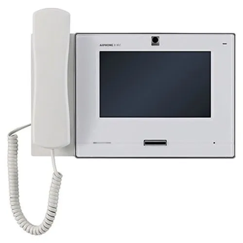 Aiphone IX-MV7-HW-JP IP Addressable Hands-Free or Handset Master Station with 7" Touchscreen, SIP and TAA