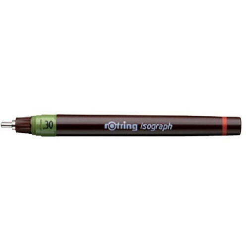 Rotring 1903399 Isograph Drawing Pen, 0.3mm, Burgundy