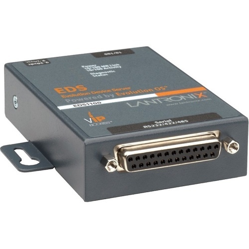 Lantronix ED1100002-01 One-Port Secure Device Server, 100-240V AC, International Power Supply with Regional, RoHS, with Evolution OS