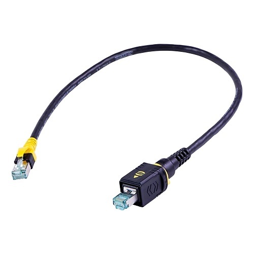 Altowav AX-CBL-HH-1M CAT6A Outdoor Harting to Harting Cable, IP67, 1m