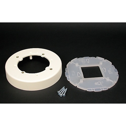 Wiremold 2337A Round Box Extension Fitting, TAA Compliant, Ivory
