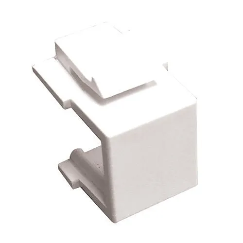 Primex 125-0960-WT Blank Keystone Port Insert