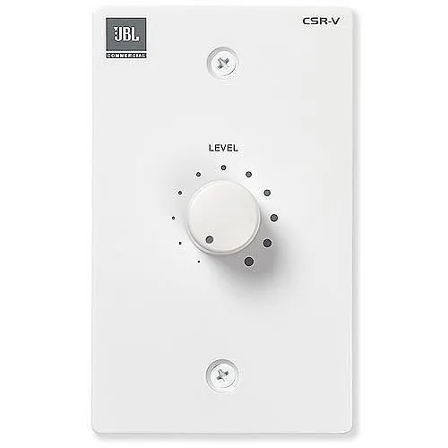 JBL Professional CSR-V Wall Mounted Volume Controller for CSM Mixers, White