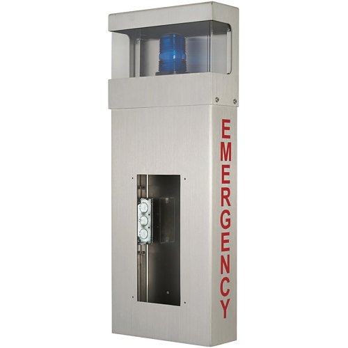 Aiphone WB-HE Wall Box with Hooded Light and Emergency Lettering