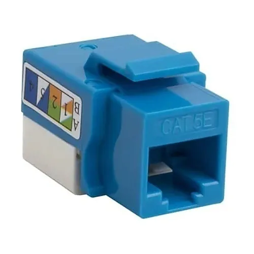 Primex 125-0949-BL CAT5E 90° Jack, Blue