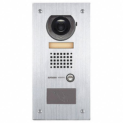 Aiphone AX-DVF-P Video Door Station with HID ProxPoint Plus Reader, Flush Mount Stainless Steel