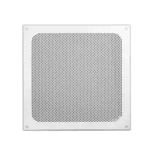 Lowell JG-8X Square Screw Mount Grille for 8" Speaker, Steel, White