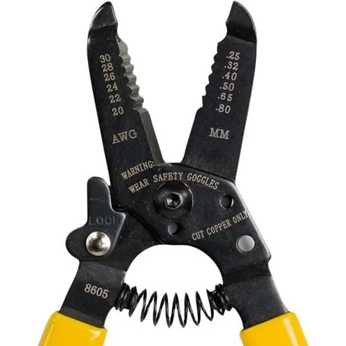 Jonard Tools JIC-2030 Wire Stripper 20-30 AWG, 6-3/4" (171mm), Yellow
