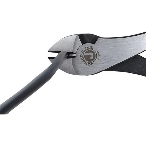 Jonard Tools JIC-2488 High Leverage Diagonal Cutting Pliers, Angled Head, 8"