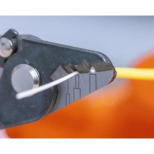 Jonard Tools JIC-375 Fiber Optic Stripper, Three Hole (250 Micron, 600-900 Micron, 1.6mm-3.0 mm), Yellow