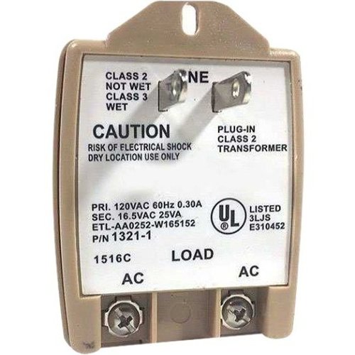 Honeywell Home 1321-1 Transformer, 16.5VAC, 25VA