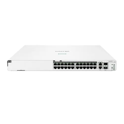 HPE JL807A Networking Instant On Switch 20p Gigabit CL4 4p Gigabit CL6 PoE 2p 10GBT 2p SFP+ 370W 1960
