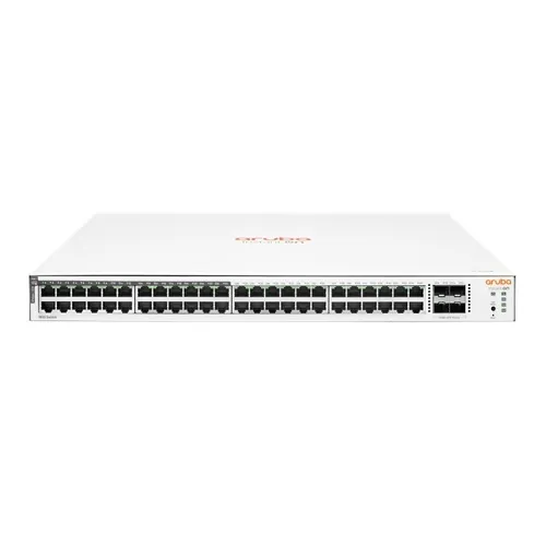 HPE JL815A#ABA Instant On Swtich Series 1830 48-Port Gb Smart-Managed Layer 2 Ethernet Switch with PoE, 48x 1G, 4x SFP, 24x CL4 PoE 370W, Fan-less