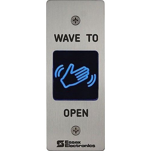 Essex HEW-1S Narrow "Wave to Open" Touchless Switch, Stainless Faceplate