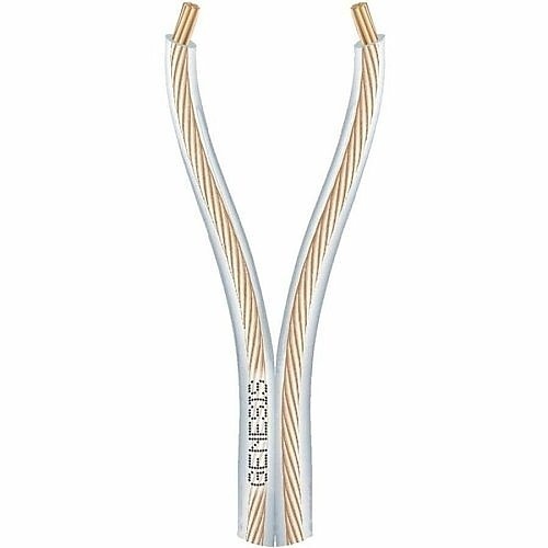 Genesis 10021000 22/2 Stranded Zip Cable, 1000' (304.8m), Clear