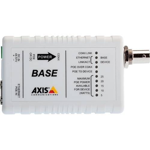 AXIS T8640 T864 Series PoE+ over Coax Adapter Kit, Incudes (1) Base Unit and (1) Device Unit