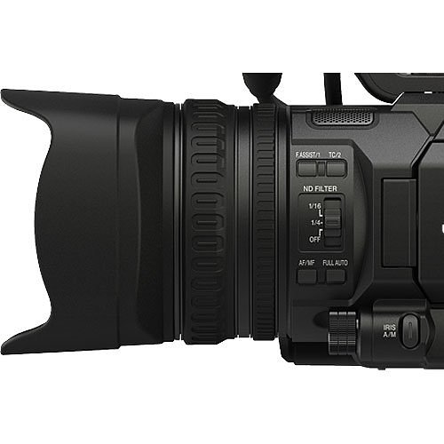 JVC GY-HM170 4KCAM Compact Professional Camcorder with Integrated 12x Optical Zoom Lens and Top Handle Audio Unit